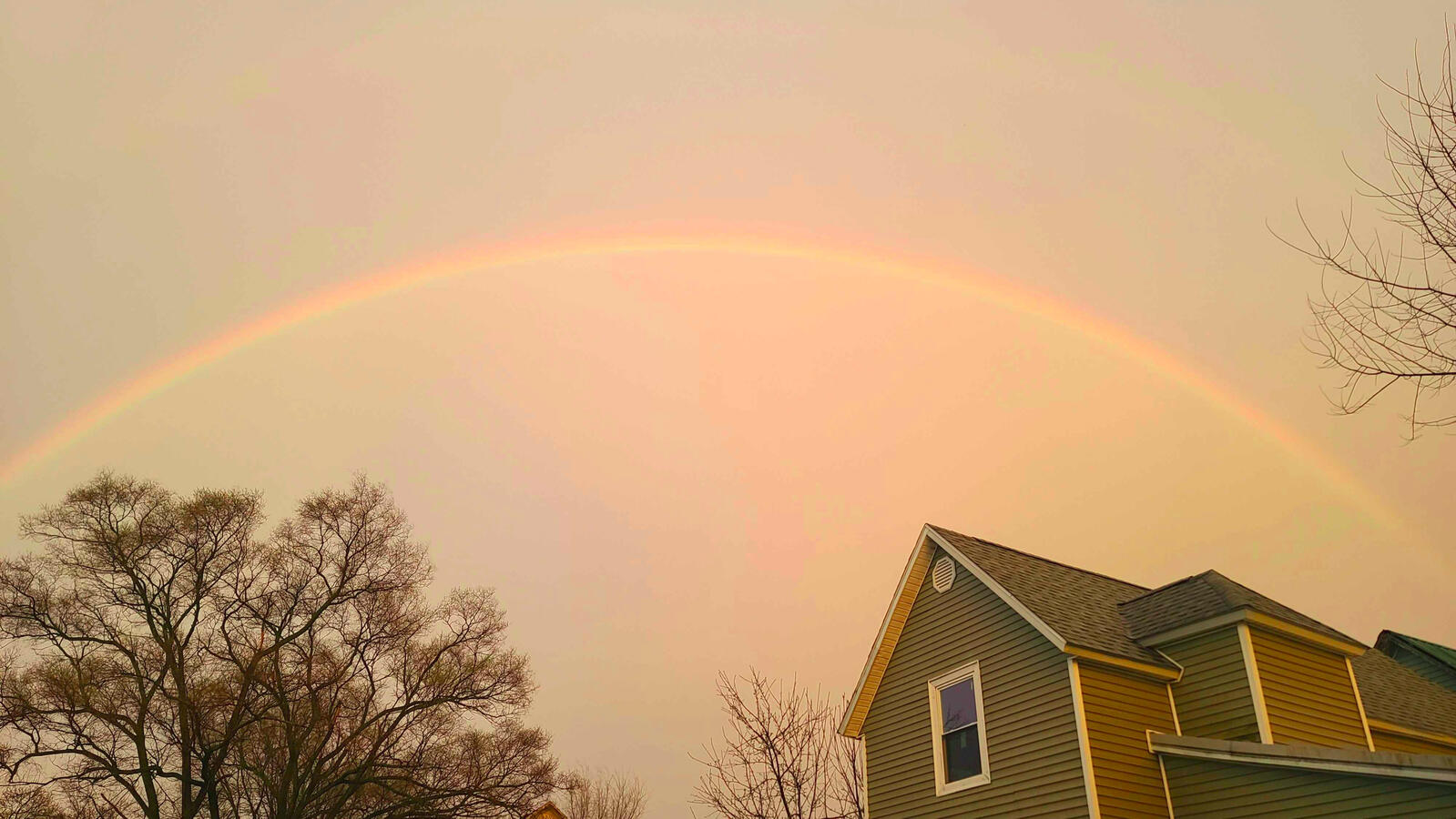 My perfect rainbow sunset