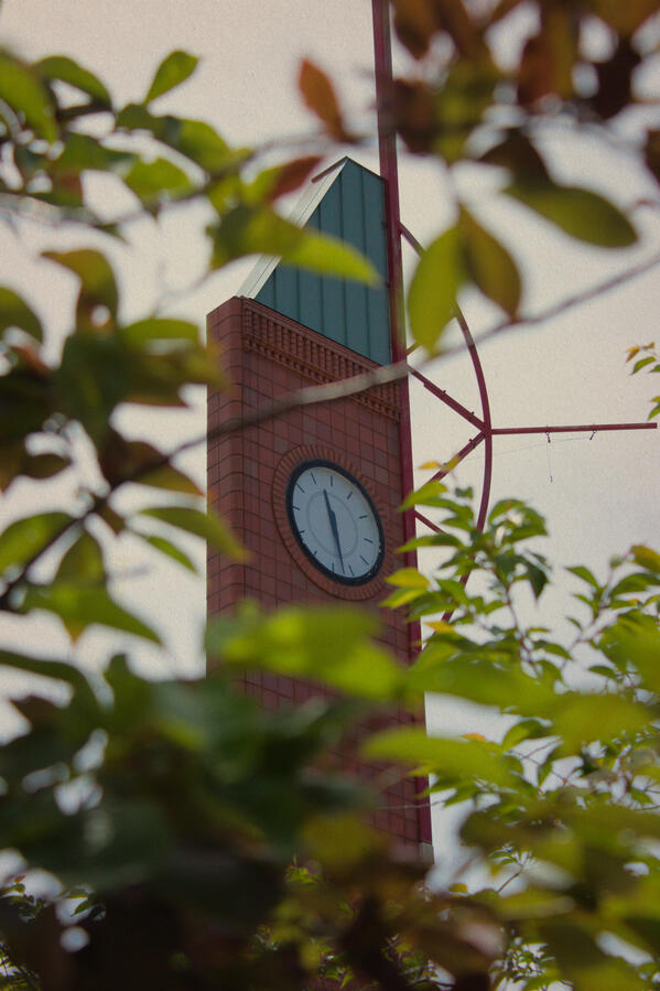 Elkhart Civic Plaza clock tower. I have a faint early memory of the fountain located next to it and its odd shapes. I think I remember wanting to climb and sit on it; there's a chance I did but my memory could be false.