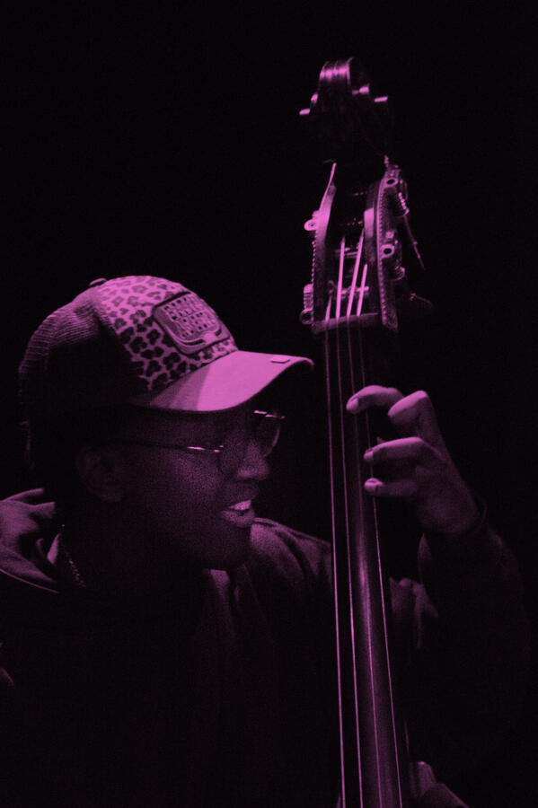 Live jazz at Merrimans' Playhouse in South Bend. Beautiful experience to see so many artists cooperate to make something bigger than themselves.